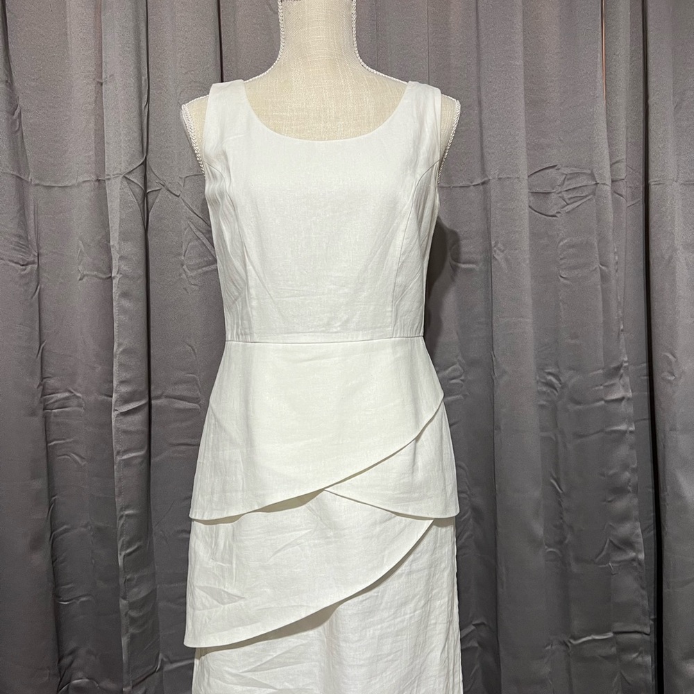 White summer dress size 8.